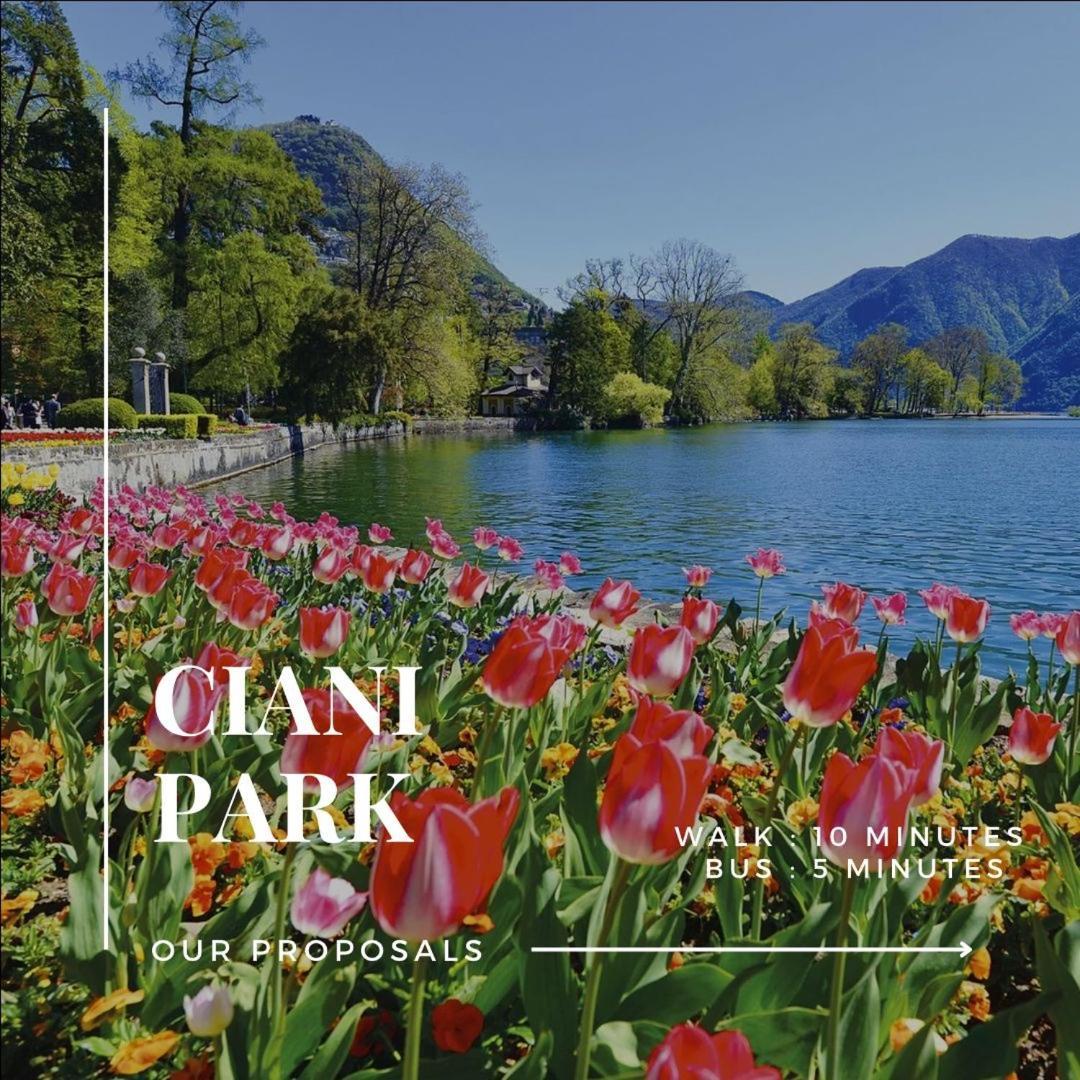 Gotthard House Apartment Lugano Luaran gambar